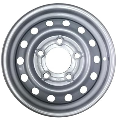 MAXTER Jante Remorque 5J14-5 Trous 140 mm - Déport 20 mm - pour pneus 155 à 185 x 14 Pouces