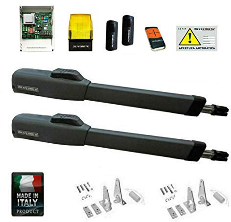 SISTEMA CORSA 300 ELETTRICO CANCELLO 2 ANTE BATTENTI SI ADATTA A FAAC CAME BFT
