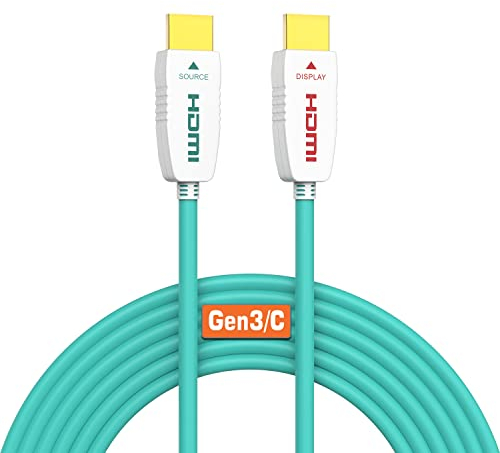 RUIPRO HDMI 2.1 Glasfaserkabel 2M, 48 Gbit/s, 8K@60Hz, 4K@120Hz, Dynamic HDR, eARC, Dolby, HDCP 2.2/2.3, kompatibel mit PS5, Xbox Series X, RTX 4090, TV, Beamer, AVR
