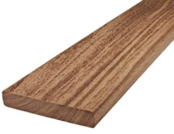Terrassbrädor av cumaru från BioMaderas®, 120 mm breda, 21 mm tjocka (213 cm längd)