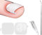 KINDOYO 40 Stück Eingewachsene Zehennägel Set - Ingrown Zehennagel Korrektur Behandlungsset, Korrekturstreifen für Eingewachsener Zehennägel mit Nagelknipser und Nagelpicker, für Fußpflege Behandlung