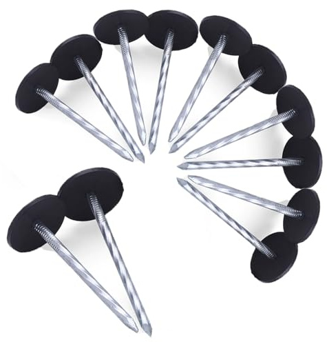 12 clavijas de metal resistentes para toldos de tienda de campaña, de 9 cm, accesorios de toldo de acero duro para tienda de campaña, accesorios para toldo de malas hierbas, camping, senderismo (12