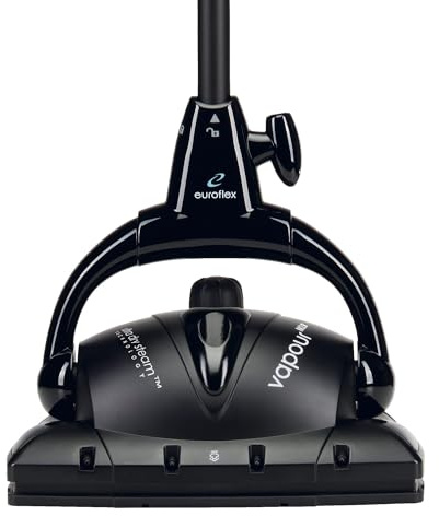 Euroflex Vapour M2R Pulitore a vapore, Lavapavimenti, Scopa a vapore, Con caldaia pressurizzata, Getti di vapore frontali, Asciugatura rapida e senza aloni, Per tutti i tipi di pavimenti