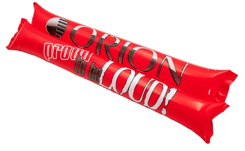 Orion Thunder Stick Noisemaker – Loud Inflatable Cheering Sticks for Sports Events, Concerts, and Celebrations – Easy to Inflate, Durable, Perfect for Parties, Games, and Crowd Excitement (Pair)