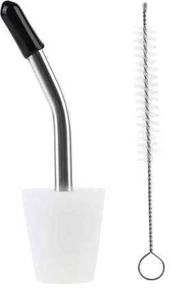 Moxeupon Bec Verseur pour Cafetière | Becs Verseurs Résistants À La Chaleur Avec Brosse De Nettoyage,Accessoires Polyvalents Pour Bouilloire Et Boissons Chaudes Et Froides : Chocolat, Thé, Liqueur Et
