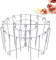 Besreey Air Fryer Pinchos para barbacoa, parrilla vertical de acero inoxidable para barbacoa, soporte vertical para pinchos de carne y alimentos para freír con freidora de aire caliente