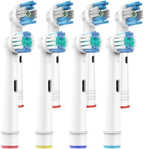 Cabezales de cepillo de dientes de repuesto para Oral B - Professional Clean & 3D Clean cabezales de cepillo de dientes eléctrico para Oral B Triumph/SmartSeries/Vitality/Pro-Health Power/Professional