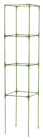Jaula para Tomates | Estacas Cuadradas Resistentes,Soporte Estructura para Pepino Y Plantas Trepadoras | para Enredaderas Flores Vegetales Frutas Interior Exterior