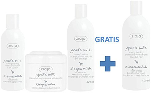 Ziaja Set per la cura dei capelli con latte di capra