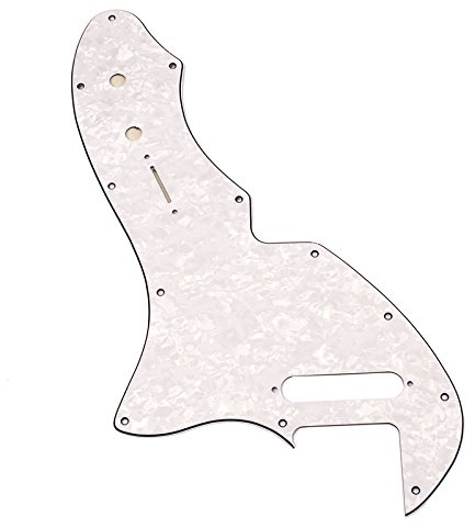 Alnicov Pickguard Chitarra Plettro Guard Piastra Adatto Per 69 Telecaster Thinline Re-Issue Chitarra Parte, 4Ply Bianco Perla