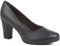 Pavers Ladies Elegant High Heel Court Shoes in Black - Rounded Toe and Cushioned Insole - Fashion Shoes for Formal Occasions - Size UK 3 / EU 36