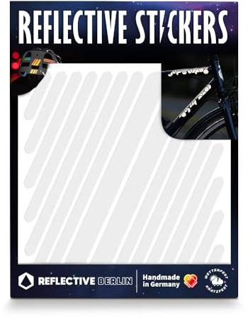 Reflective Berlin Shapes Reflexaufkleber Univ White Einheitsgröße