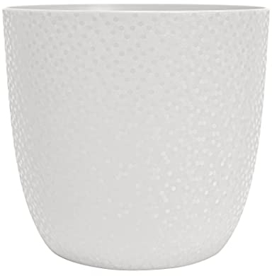 EDA - Cache-Pot Opale Ø 13,7 cm - Blanc Ivoire