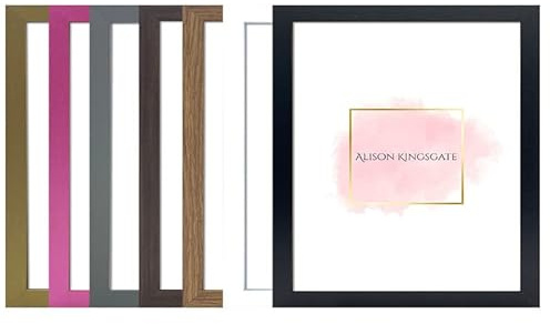 Alison Kingsgate Sleek PINK Picture Frame for Photos & Posters - 21X21IN