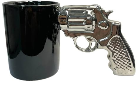 Tazas de café frescas, taza de cerámica para beber agua, 8.1 x 3.4 x 4.7 pulgadas, taza novedosa de agarre cómodo para café caliente, vino, whisky, diseño, taza de té multiusos