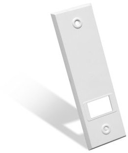 jarolift Kunststoff Abdeckplatte für Gurtwickler/Lochabstand: 134 mm/Farbe: weiß