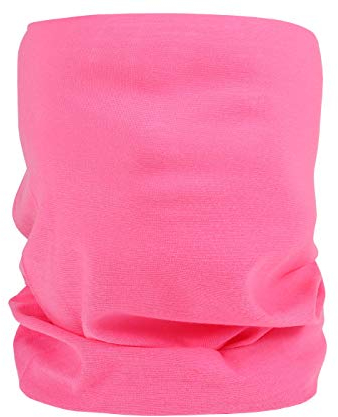 Halstuch Schlauchschal Damen Multifunktionstuch Schutz Herren Design Atmungsaktiv Sport Rundschal Motorrad Tuch Loop (pink)