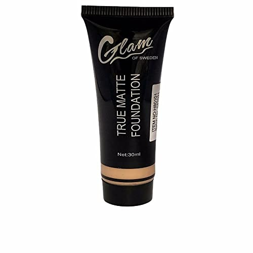 Glam of Sweden TRUE MATTE Foundation 30ml, Flüssig, Schmink, Foundation, 161133031, Schwarz