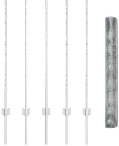 vidaXL Valla con Poste Plateado 1 x 10 m Acero, Cerca ajustable para exteriores, divisores resistentes, privacidad moderna en tu jardín