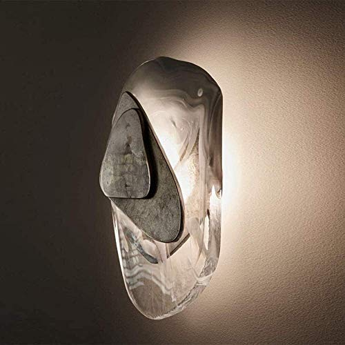 CMBSSTFC Nordic Creative Vardagsrum Kristall Vägglampa Bedside Sovrum Studiebelysning Modell Rum Personlighet Konst Väggmonterad Vägglampa Lykttrappa Postmodern stil Kristall Pendel Vägglampa G5