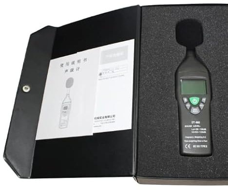 DT-805 de alta precisión de decibelímetro digital de mano pantalla de retroiluminación