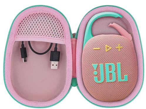 co2CREA Hårt reseskal för Bluetooth-högtalare JBL CLIP 5, vattentät bärbar med professionell ljud, endast skalet