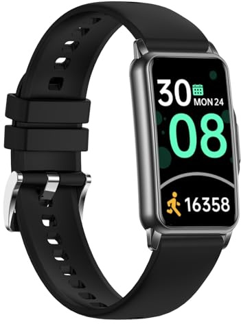 Montre connectée pour femme - Podomètre - Étanche IP68 - Avec 123 modes sportifs - Avec moniteur de fréquence cardiaque SpO2 - Moniteur de sommeil - Contrôle de la musique - Montre de fitness pour