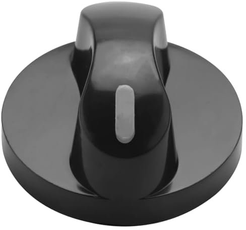 MKLHAVB Gas-Kochknopf Kunststoff-Küchen-Gasherd-Herd-Ofen-Bedienknopf, schwarz Gasherd-Regelknöpfe