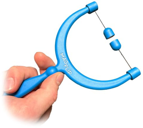 MagFlip – Geschicklichkeitsspiel fördert Konzentration mit Schwebe-Magnet-Patent – Beruhigender Fidget-Spaß für Kinder und Erwachsene Made in Germany – Meistere über 50 Tricks