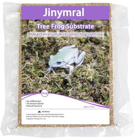 Jinymral Substrat pour Grenouille - 160 g - Idéal pour Terrarium