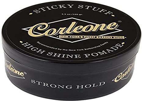 Unbekannt Corleone High Shine Pomade - Sticky Stuff - Water Soluble - Strong Hold, 100 G (1Er Pack)