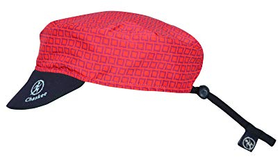 Chaskee Reversible Cap, Fancy Squares rot, One Size