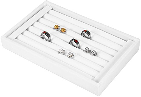 Ring Display Fach - Mode Schmuck Behälter Mit 7 Slots für 50-70 Ringe - Organizer Box für Ohrringe und Ringe (2#)