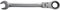 SW-Stahl 03530L-32 - Chiave a cricchetto combinata, 32 mm, con giunto I 72 denti, con cricchetto ad anello, SW 32