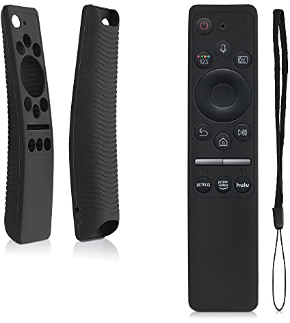 kwmobile Hülle Fernbedienung kompatibel mit Samsung BN59-01312A / BN59-01312B Hülle - Silikon Case für TV Zubehör in Schwarz