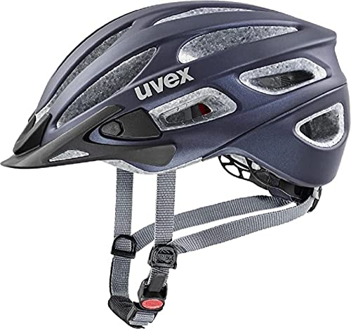 uvex True cc - Leichter Allround-Helm für Damen - individuelle Größenanpassung - erweiterbar mit LED-Licht - deep Space matt - 55-58 cm