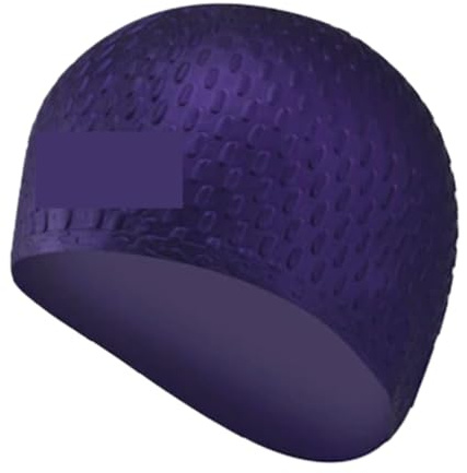 2 Cuffie da Nuoto Impermeabili for Uomo e Donna, Protezione for Le Orecchie, Cappelli da Piscina, for Sport Acquatici, Cuffia da Nuoto in Silicone per Donna(Deep Blue)