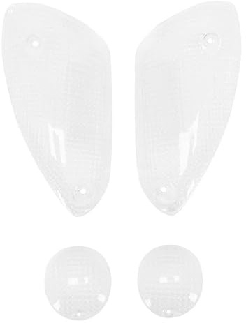 cyclingcolors 4x Blinkerglas vorne und hinten Kunststoff Motorrad Roller Moped kompatibel mit MBK Nitro Yamaha Aerox