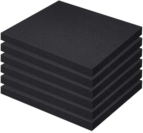 6 stycken skumplattor, 400 x 300 x 40 mm, hårdskumplattor, stoppskumszuschnitt, frigolit-plattor, skuminlägg för verktygslåda, skyddskoffert, Tabletop och pyssel