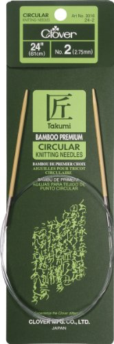 Clover Bamboo Circular Knitting Needle 24 2