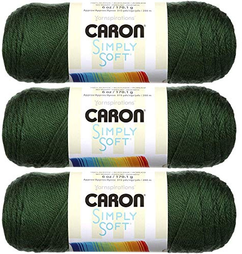 Caron - Simply Soft - Pack of 3 Solid Thread Balls 6 oz