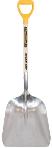 True Temper 1670900 #10 Aluminum Scoop with D-Grip and Hardwood Handle