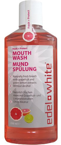 EDELWHITE Fresh Protect Mundspülung 400 ml Flüssigkeit