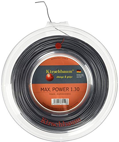 Kirschbaum MAX Power String Reel-Black, 1.3 mm