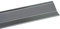 Amig - Bodenbelag | 985 mm x 40 mm | Übergangsstreifen in Stufe und Kleber | Kantenschutz für Holz, Parkett, Laminat, Marmor und Fliesen | Aluminium silber