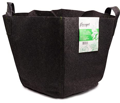 Sac de Culture Géotextile pour la Culture Flexapot Gris 25 GAL (94,6L)