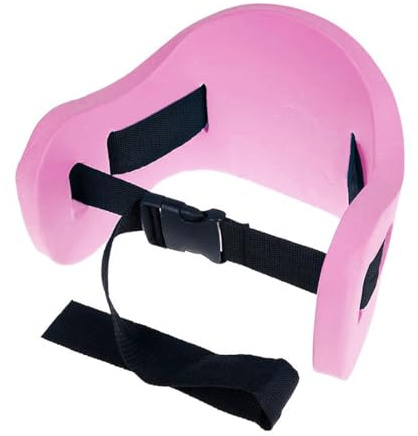 YCYU Pool Back Floating Swim Belt EVA Foam Swimming Training Aid Waist Adult Kids Pool Float Kickboard (Pink)