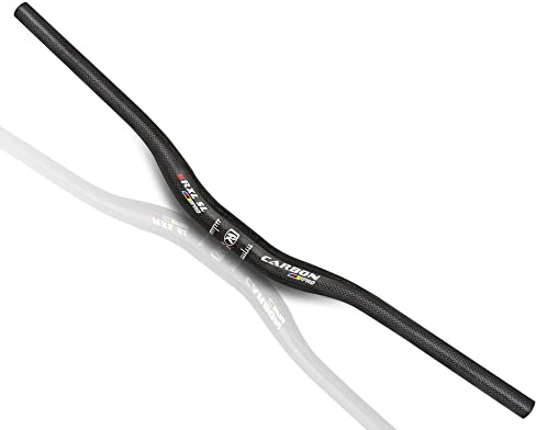 RXL SL kol styre mtb-styre 31,8 3K glänsande cykel riser barstyre 740 mm mtb styre hög stigning styre för downhill cykling vägcykel BMX gravel styre kub cykelstyre