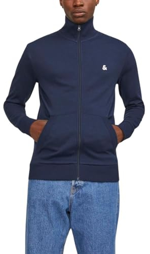 JACK & JONES Male Sweatshirt mit Reißverschluss Logo Sweatshirt mit Reißverschluss