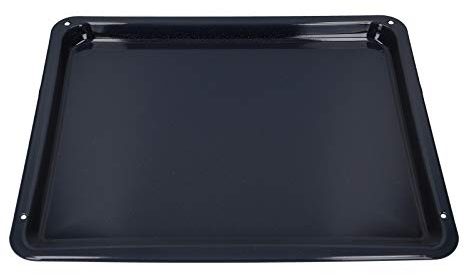 DEKAROX Backblech Backofenblech 425x360x23mm für AEG Juno 387028720/2 3870287202 für Backofen Herd wie AEG Competence